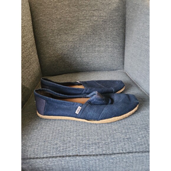 Toms Men's Navy Blue Slip-on Shoes Size 11 - Picture 1 of 11